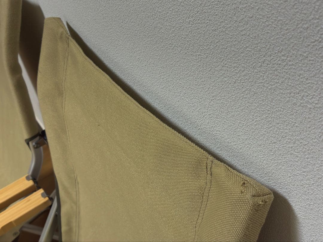 スノーピーク　ローチェア30 カーキ、ローチェアクッションプラス、カップホルダー