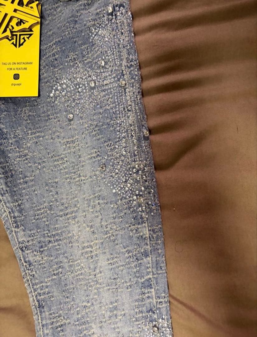 GUAPI スリムフィットデニム 32