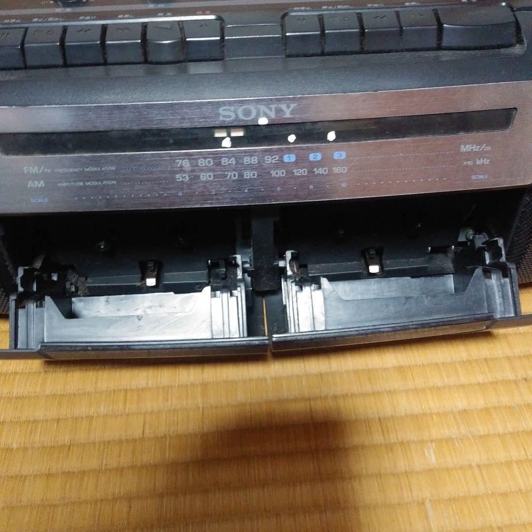 【ソニー】ラジオカセット　レトロ