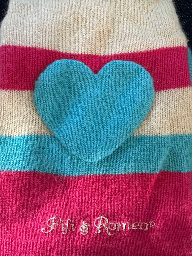 Fifi & Romeo 犬用ニットウェア ストライプ⭐︎S