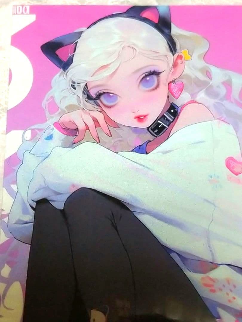 ラスト✩廃盤品✩J673＃猫の女郎(PET)切り売り海外人物女の子AIマステ