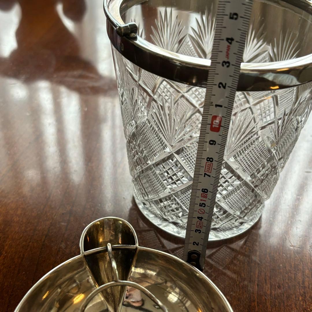 ヴィンテージスターリングシルバー/ガラス