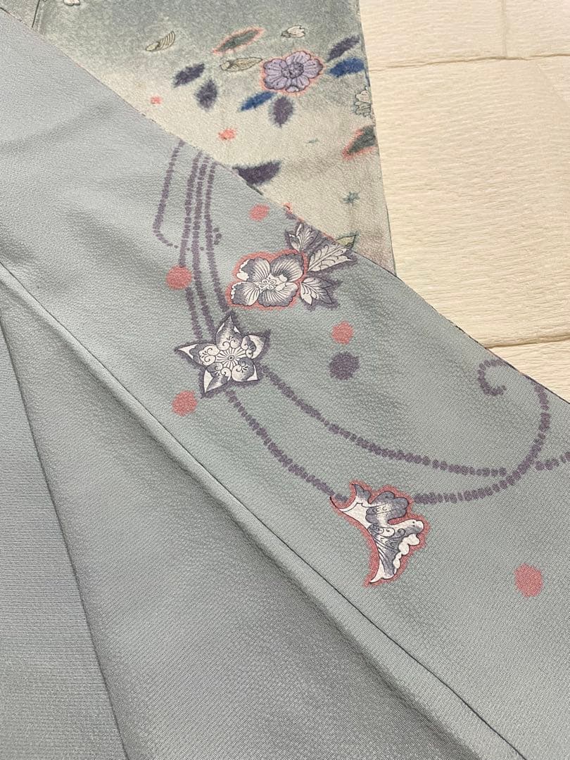 訪問着フルセット　辻ヶ花　絞り　正絹　結婚式　ぼかし