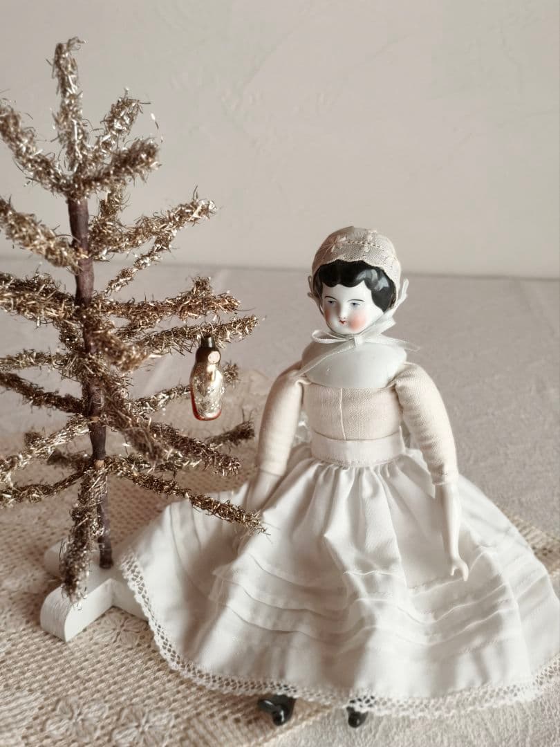 【リュヌとリュカさま】vintage tree ❀ 燻ゴールドのツリー 23cm