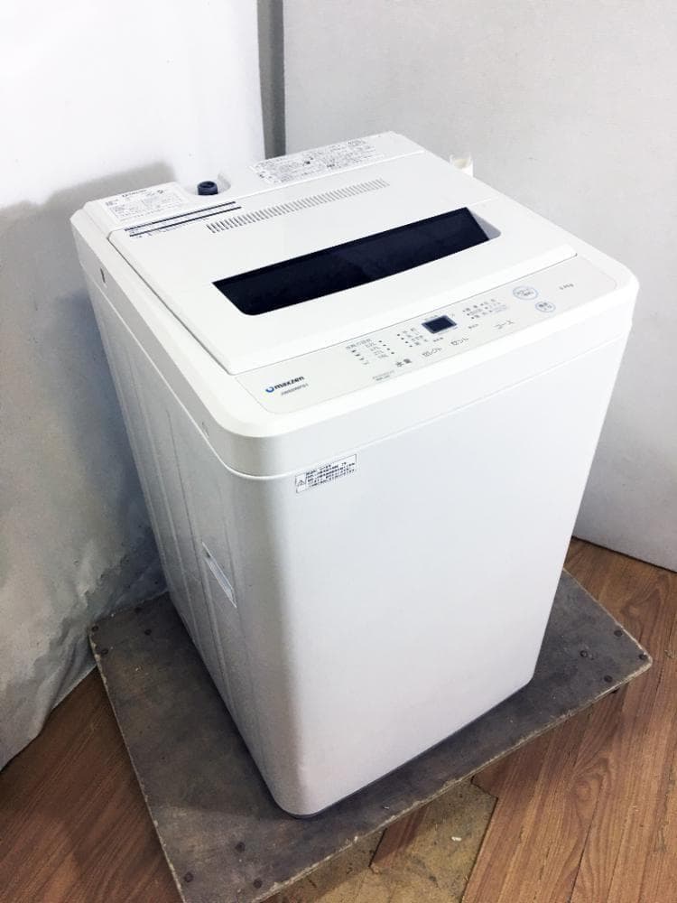 30日迄！2019年製★maxzen 6kg 洗濯機【JW60WP01】