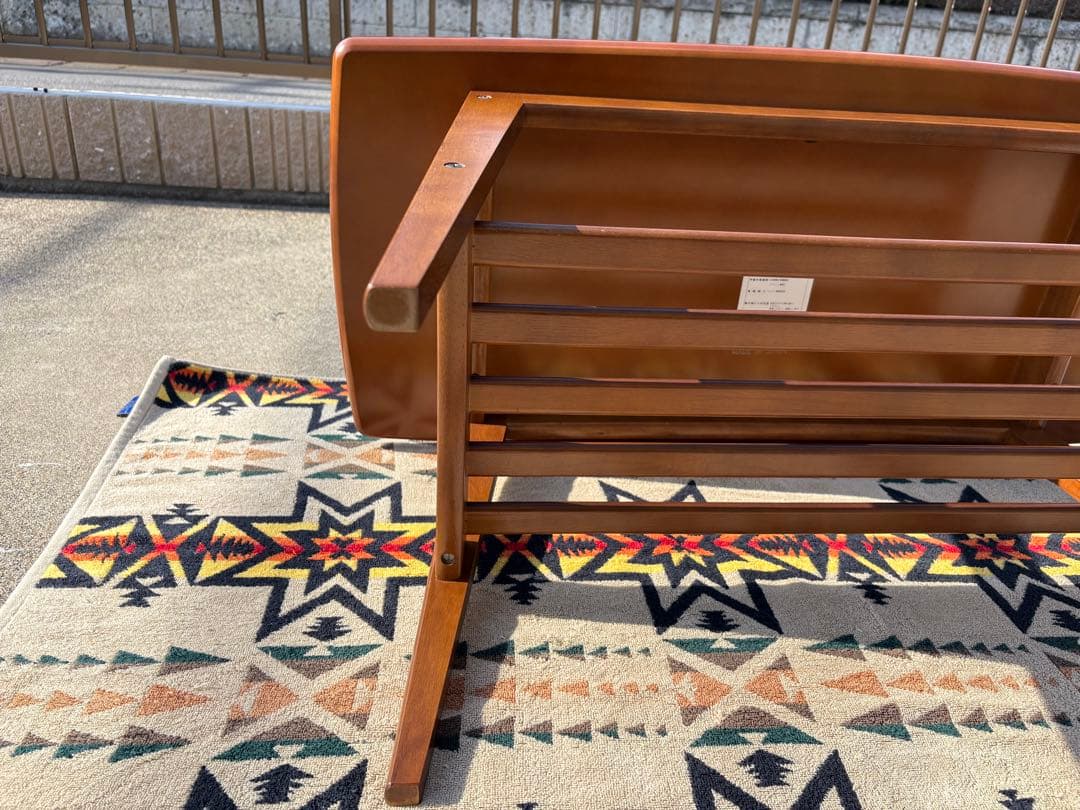 【中古・美品】 カリモク60 リビングテーブルS ウォールナット