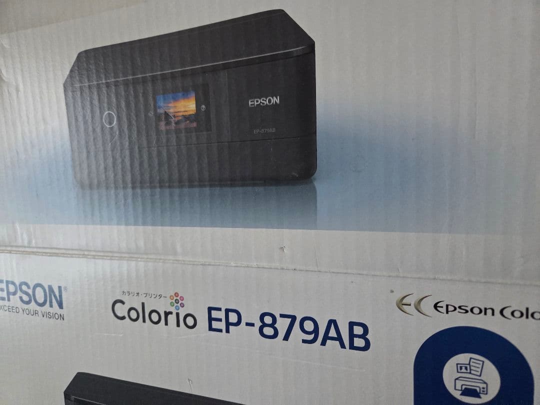 【注意】Epson Colorio EP-879AB インクジェットプリンター