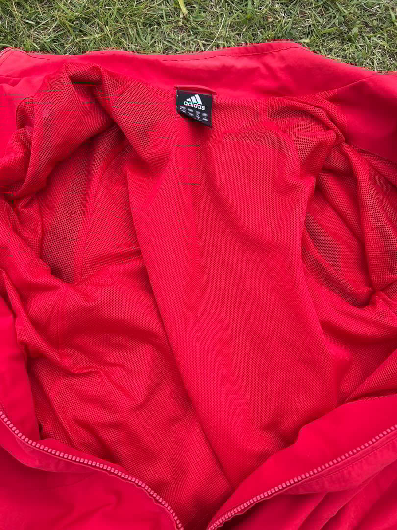 00s adidas ACミラン　ナイロンジャケット　y2k テック系