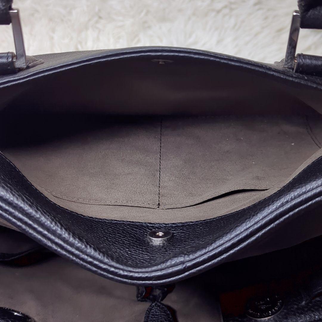 良品✨ペッレモルビダ メイデンボヤージュ ブリーフケース シボ革 黒 2way