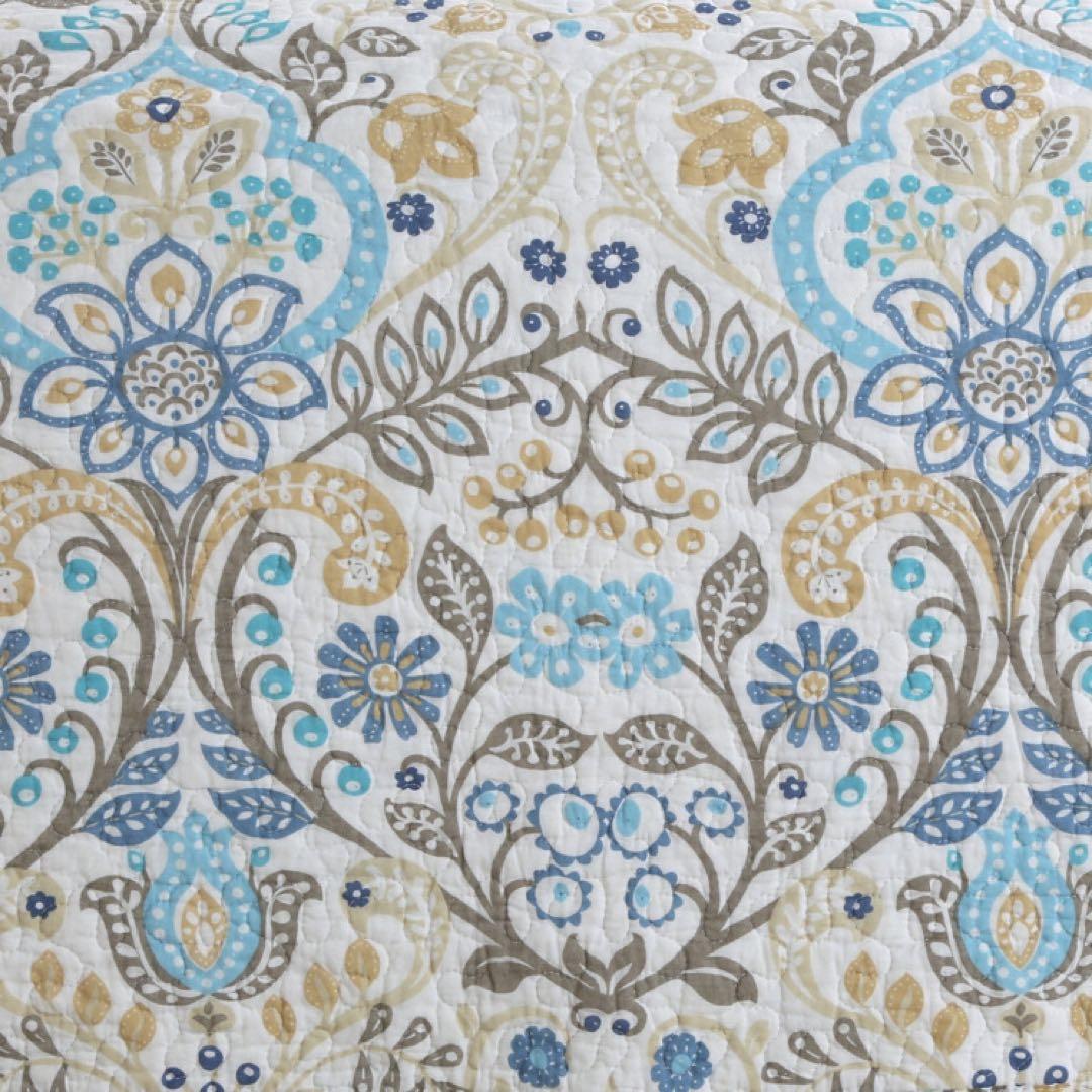 キルトベッドカバー3点セット綿マルチカバー キルティング 806