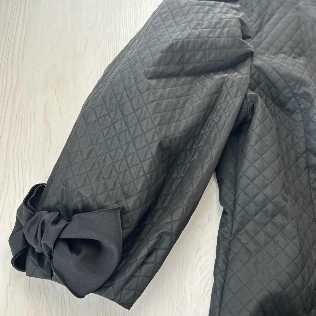 美品　エムズグレイシー　コートドレス　キルティング