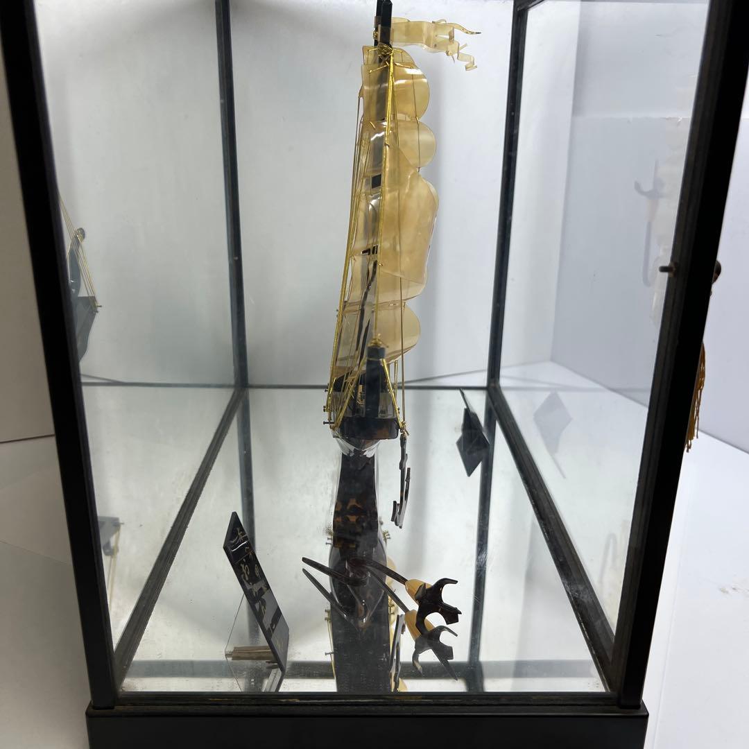 本鼈甲　オランダ船　ケース付　東Y7-1212①タトオ