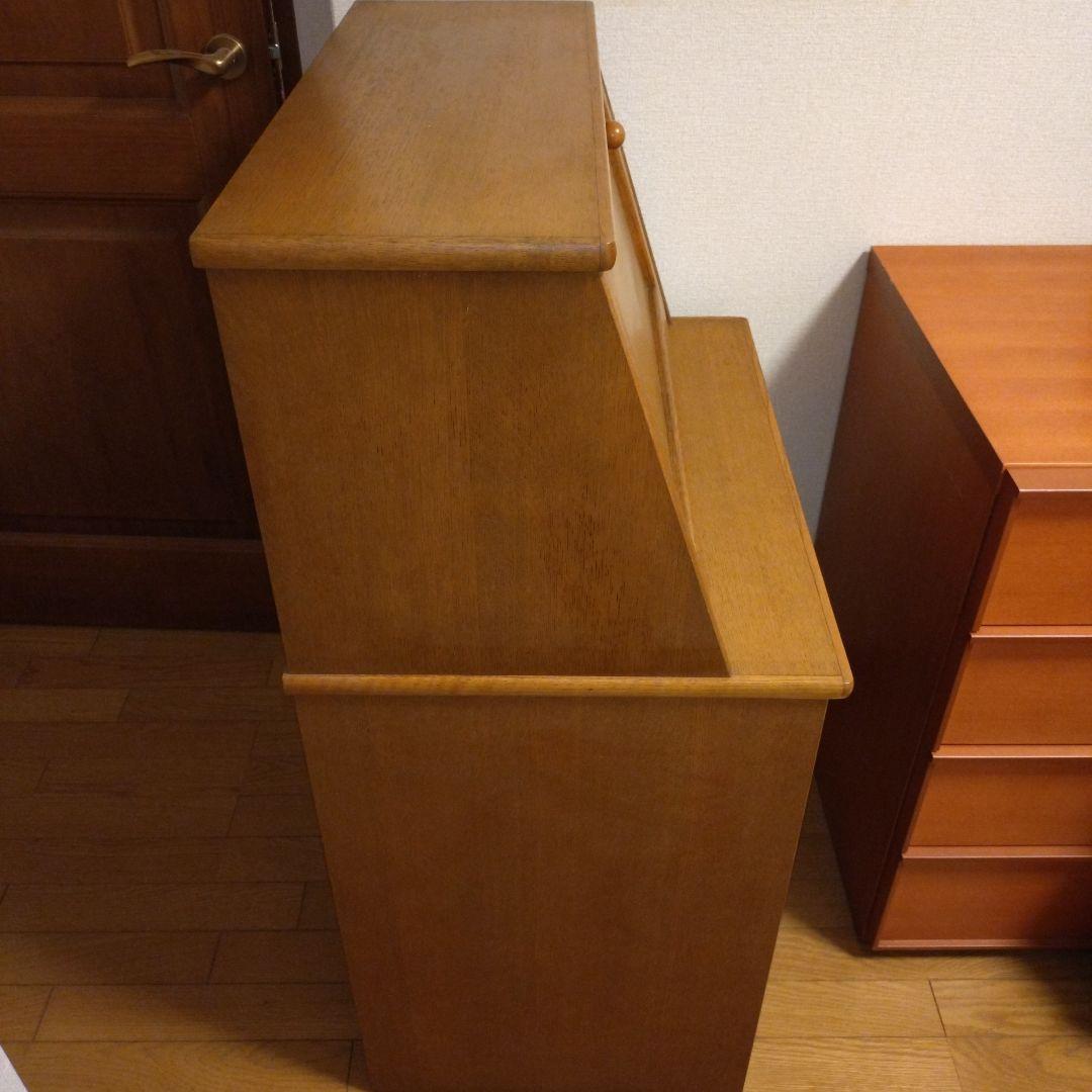 浜本工芸 木製 ライティングビューロー ライティングデスク 引出付き 学習机 机