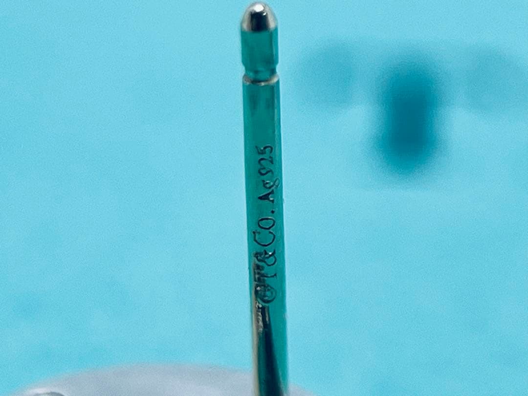 h818 美品　ティファニー　1837 オープン　サークル　ピアス　片耳　925