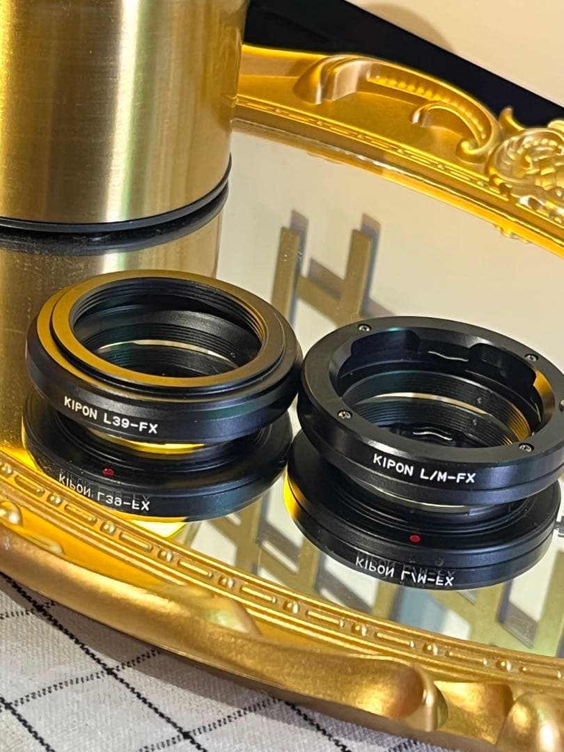 X-E4 シルバー＋MF35mmF1.2＋L39/Mアダプター