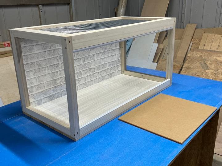 新品未使用　木製ケージ　ハリネズミ　ハムスター　小動物　カスタムベースに！