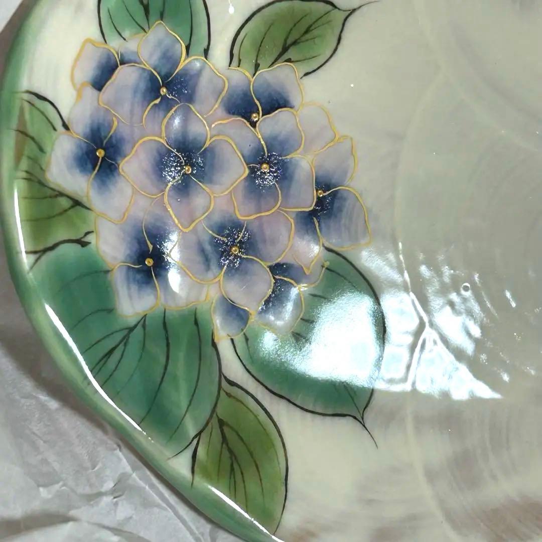 【元箱　未使用】京焼　清水焼　陶葊　陶あん　花変り　銘々皿　5枚揃