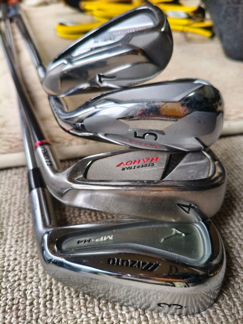 ミズノ JPX E500 アイアンセットflex S＋バッグ＋おまけクラブ
