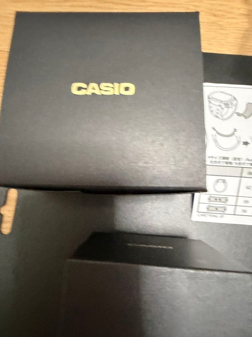 【新品未使用・付属品完備】 CASIO CRW-001-1JR リングウォッチ