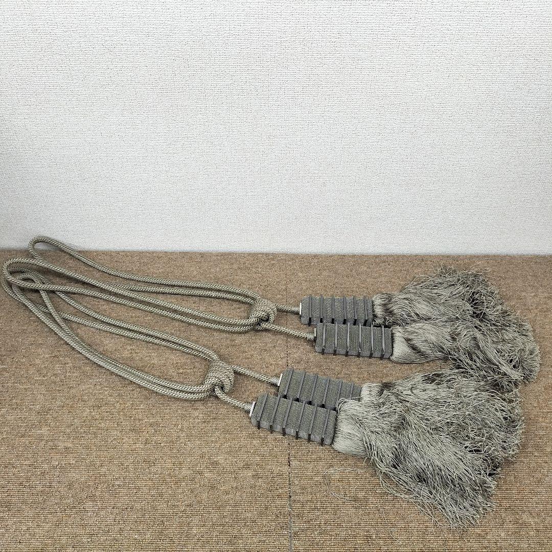 川島織物 ドレープカーテン タッセル付き 展示品(L-2508KA2)