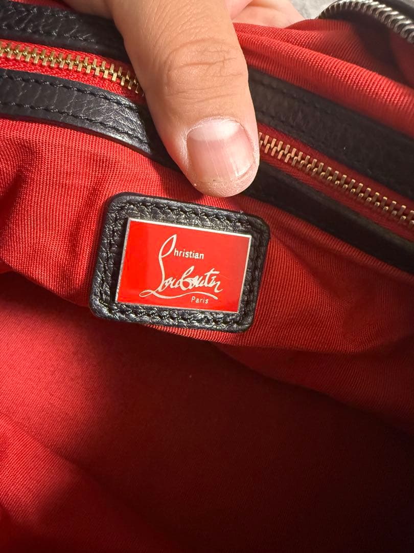 Christian Louboutin トートバッグ 黒　もう手に入らないです❗️