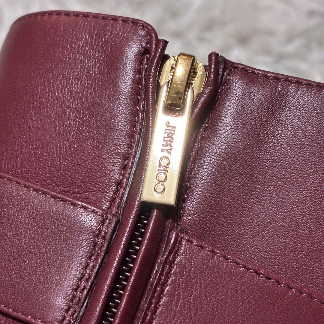 【未使用美品】JIMMY CHOO 本革 39〈参考価格143,200円〉