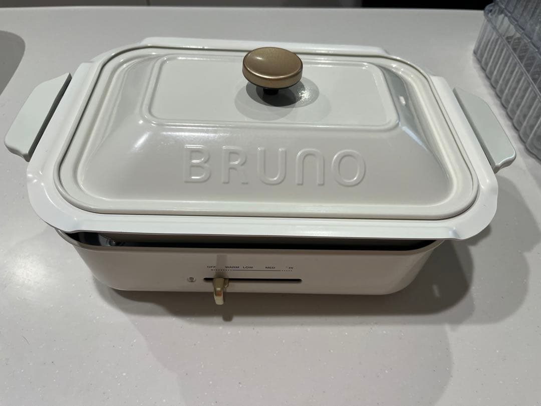 BRUNO コンパクトホットプレート セラミックコート鍋 スチーマー