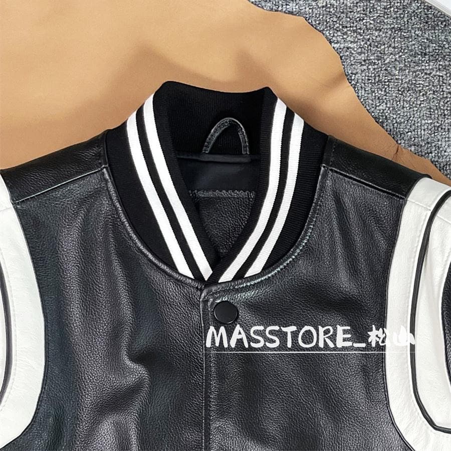 新品メンズ 革ジャン スタジャン 牛革 本革 レザージャケット M-6XL