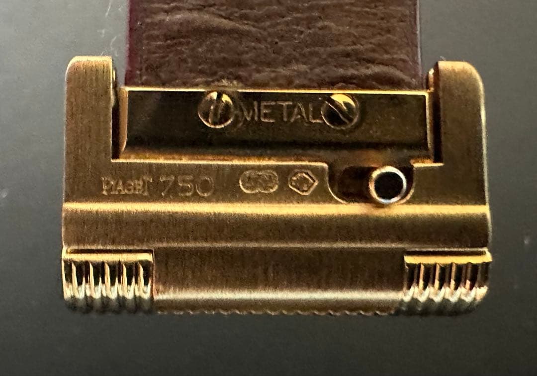 Piaget ピアジェ　ミスプロトコール　K18YG シェル文字盤　6Pダイヤ
