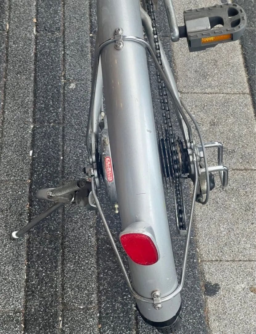 車積込楽々20インチ折り畳み自転車サドル補修跡有り全体的にまあまあ現状渡し