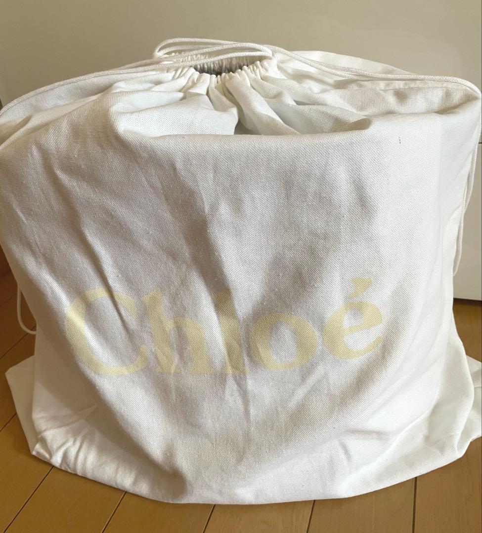 Chloé(クロエ) ウッディ ホワイト かごバッグ　未使用品
