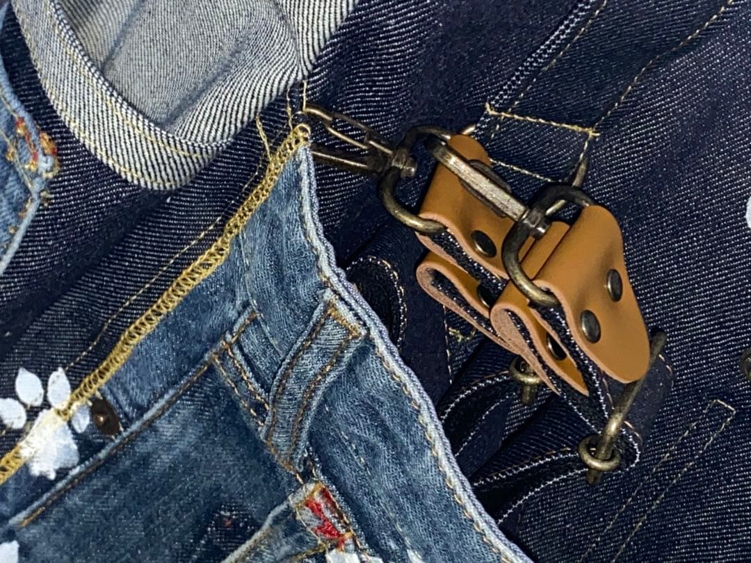 セール☆岡山デニム☆ダメージデニム☆☆トラネコ☆リュック対応☆4wayバッグ