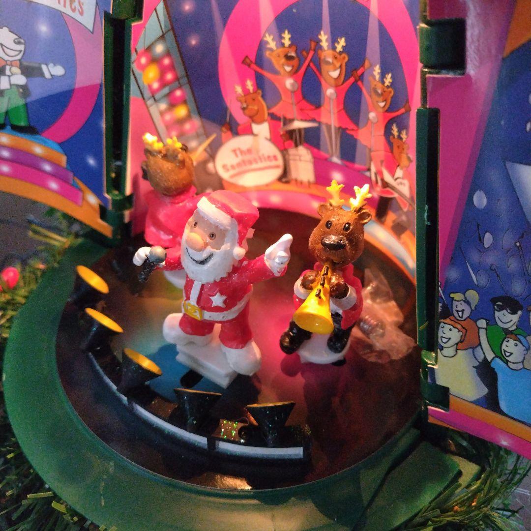 海外アンティーク 人感センサー クリスマスツリー ダンシング&ソング 扉難あり