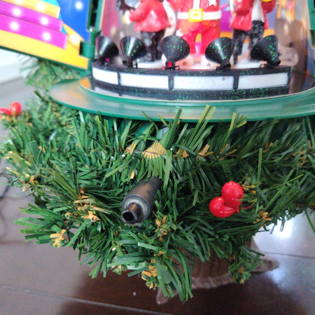 海外アンティーク 人感センサー クリスマスツリー ダンシング&ソング 扉難あり