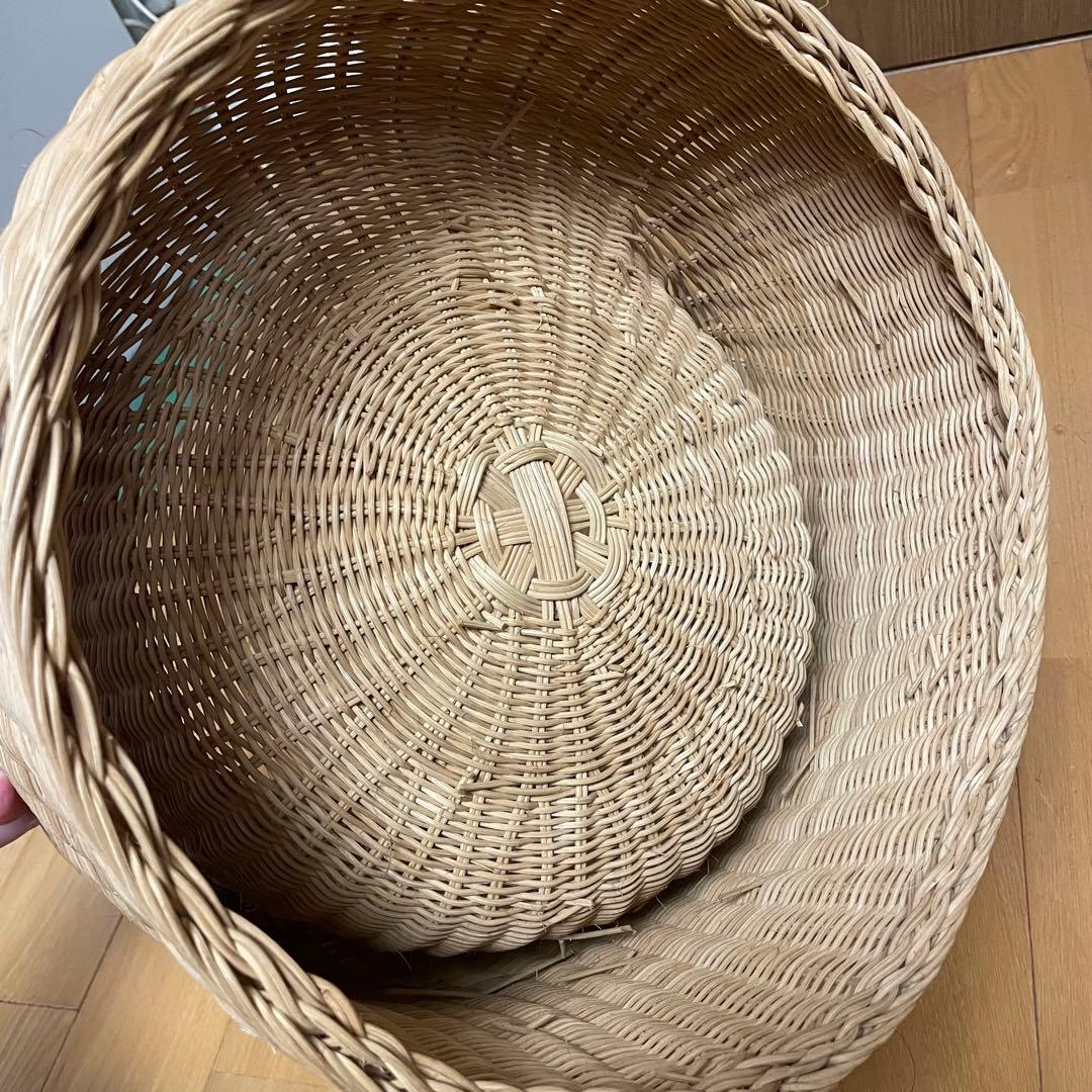 ラタン　椅子　編み込み　チェア