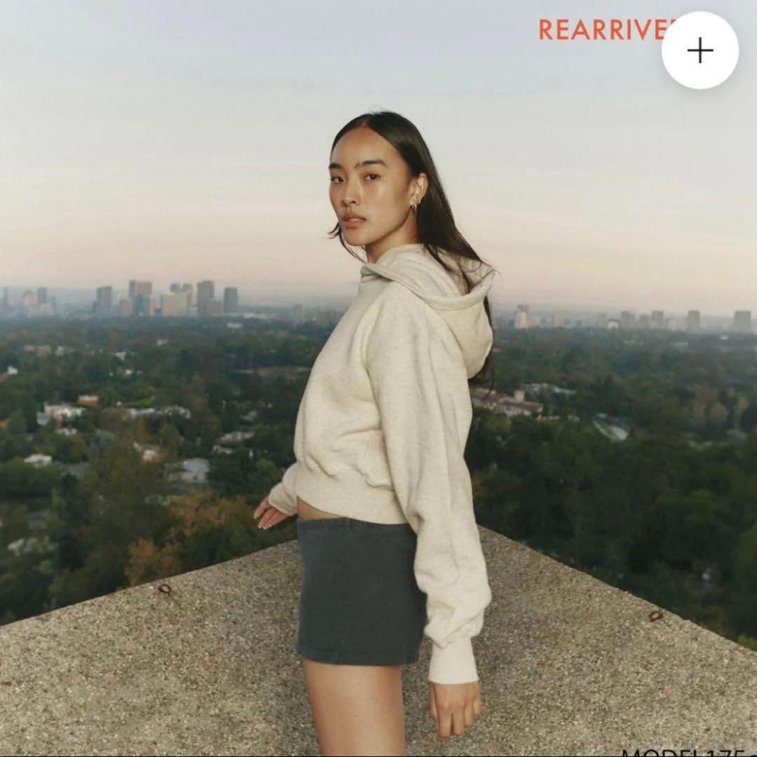 searoomlynn Volume Sweat Shortフーディープルオーバ