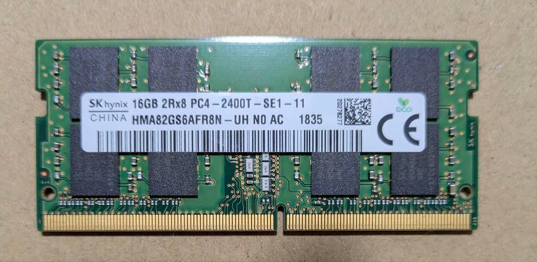 週末価格!! SK hynix 16GB DDR4 2400MT/s