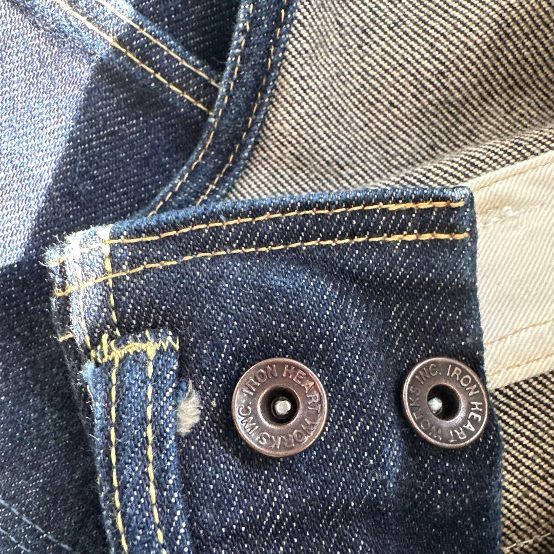 アイアンハートメンズデニム　オーバーオール