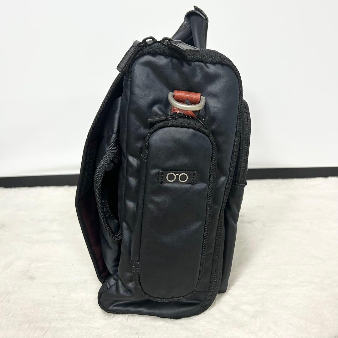 希少❗️豊岡鞄×鯖江眼鏡　眼鏡収納付き　ブリーフケース　3way ビジネスバッグ