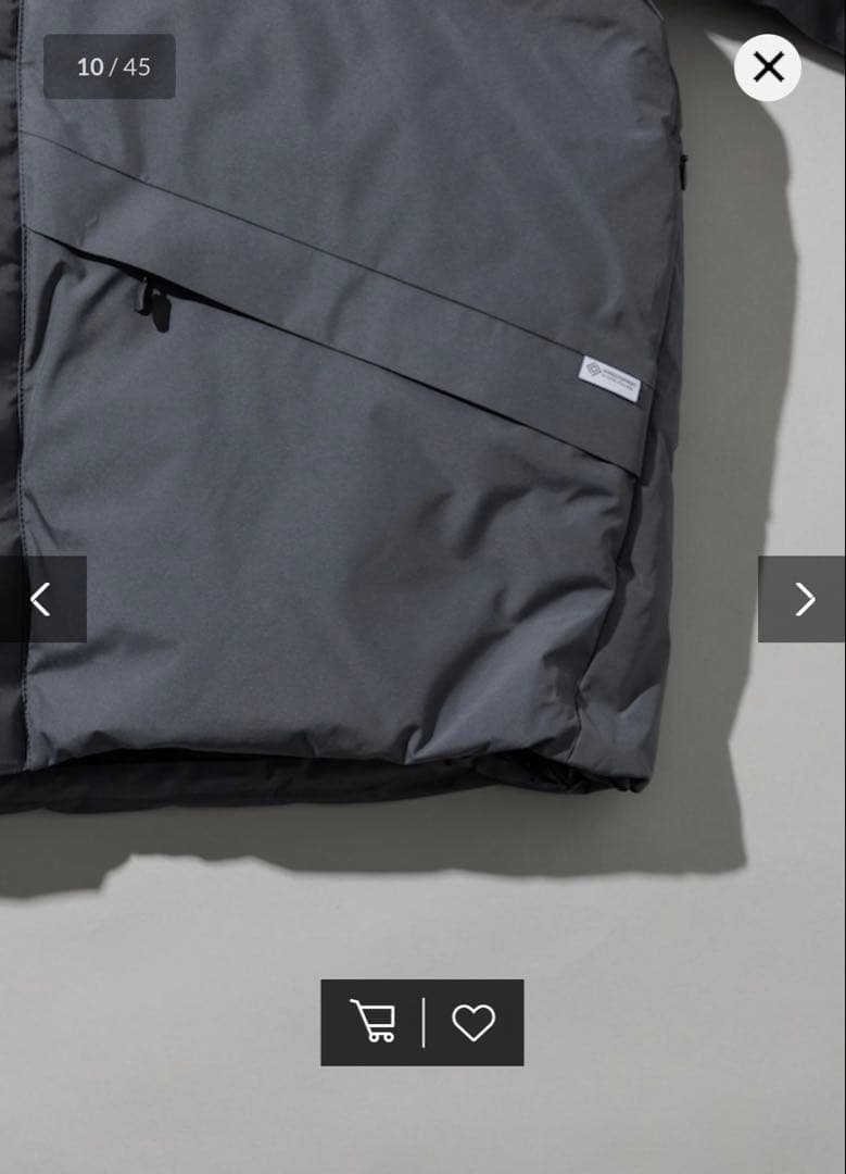 ジャケット・アウター +phenix GORE-TEX WINDSTOPPER DOWN PARKA