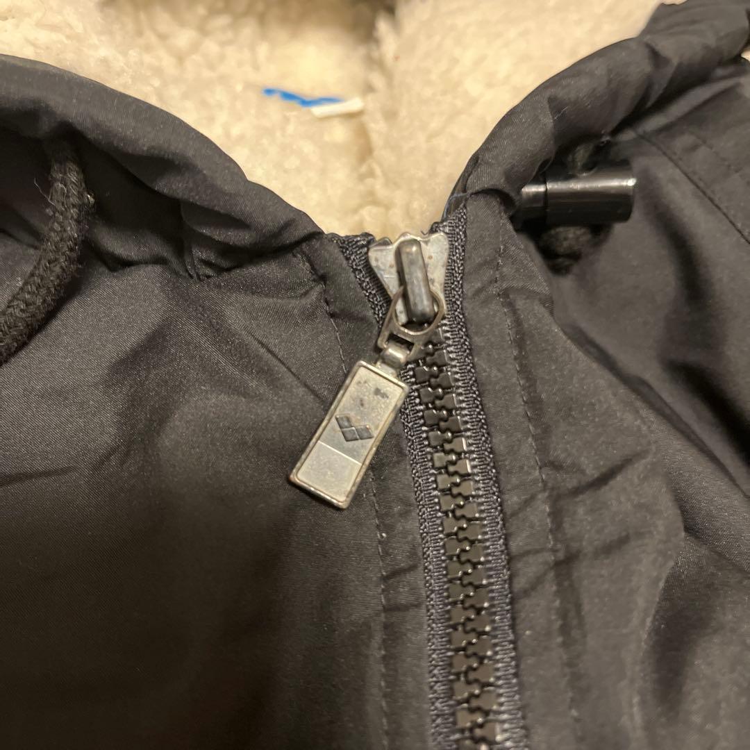 arena ベンチコート　ボア　フルジップ