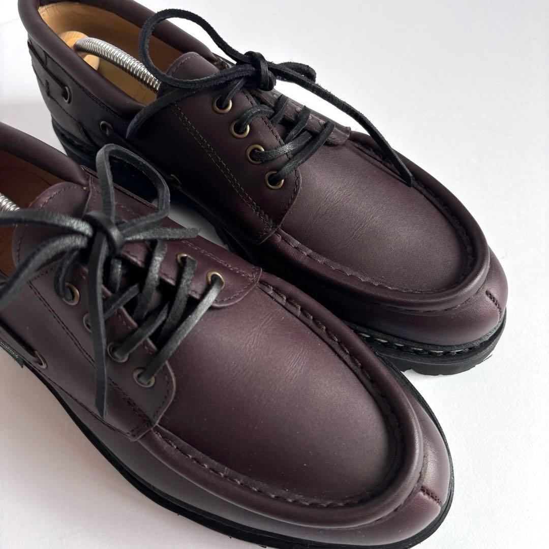 【新品同様】パラブーツ シメイ EBONY レザーシューズ 8 フランス製 箱付