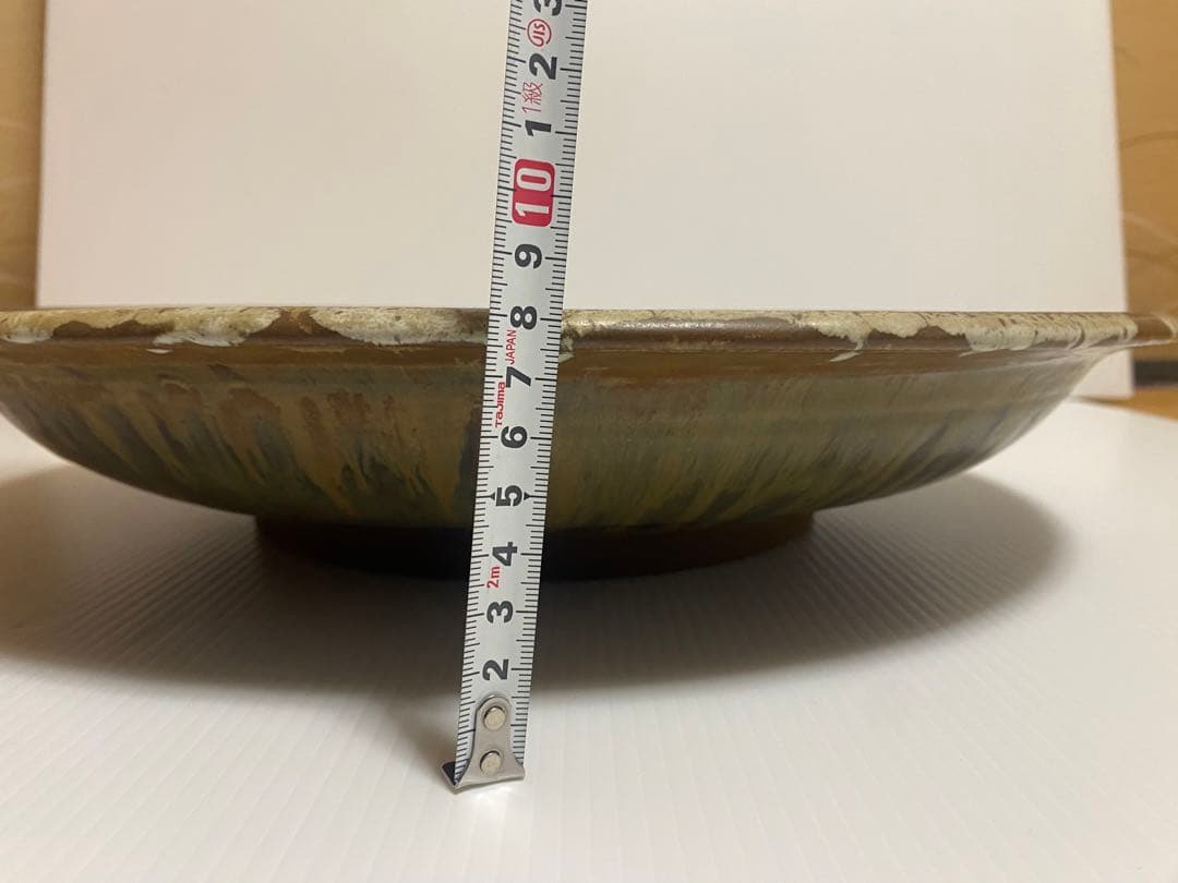 小岱焼 小代焼 岱平 大皿 皿陶芸 美術 約44cm