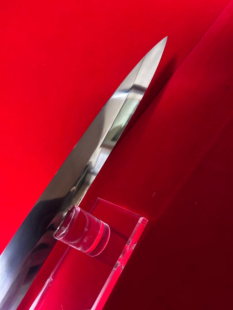 01512 包丁　フグ引　河豚引　本焼　スウェーデン鋼　波紋有り　未使用品