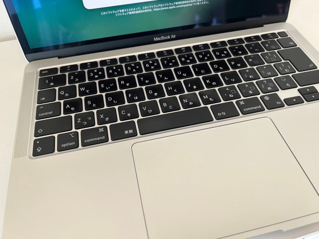 【美品】MacBook Air M1 2020 シルバー　8GB 256GB