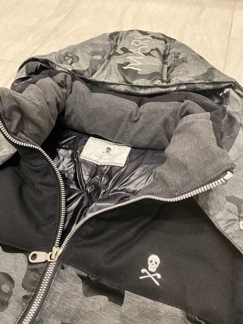 MARK&LONA カモフラージュダウンジャケット メンズ M