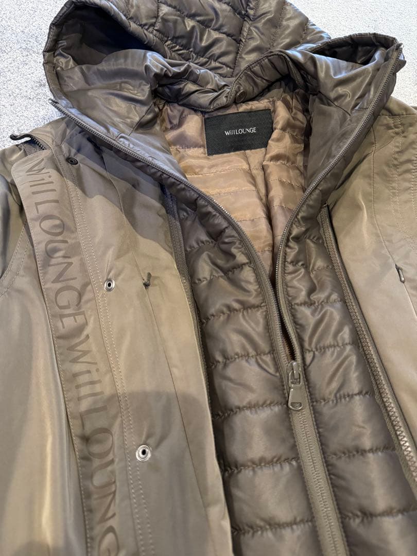 リッキー【新品】WillLOUNGE フード着脱ステンカラーコート