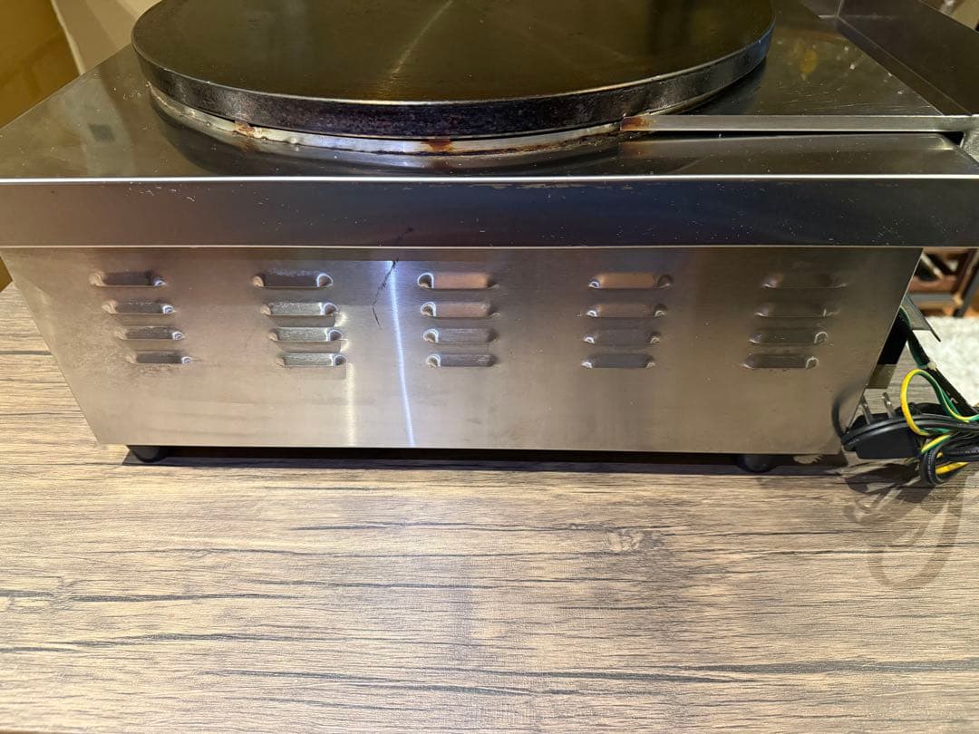 KIPROSTAR 業務用電気クレープ焼き器 家庭使用可 直径40cm