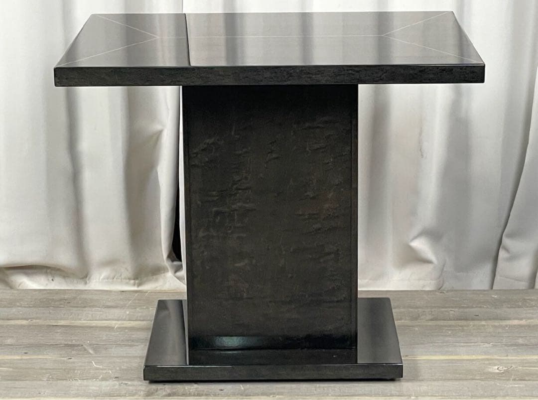 定価16万 IDC大塚家具 スプレンダー バーズアイメープルブラック　テーブル