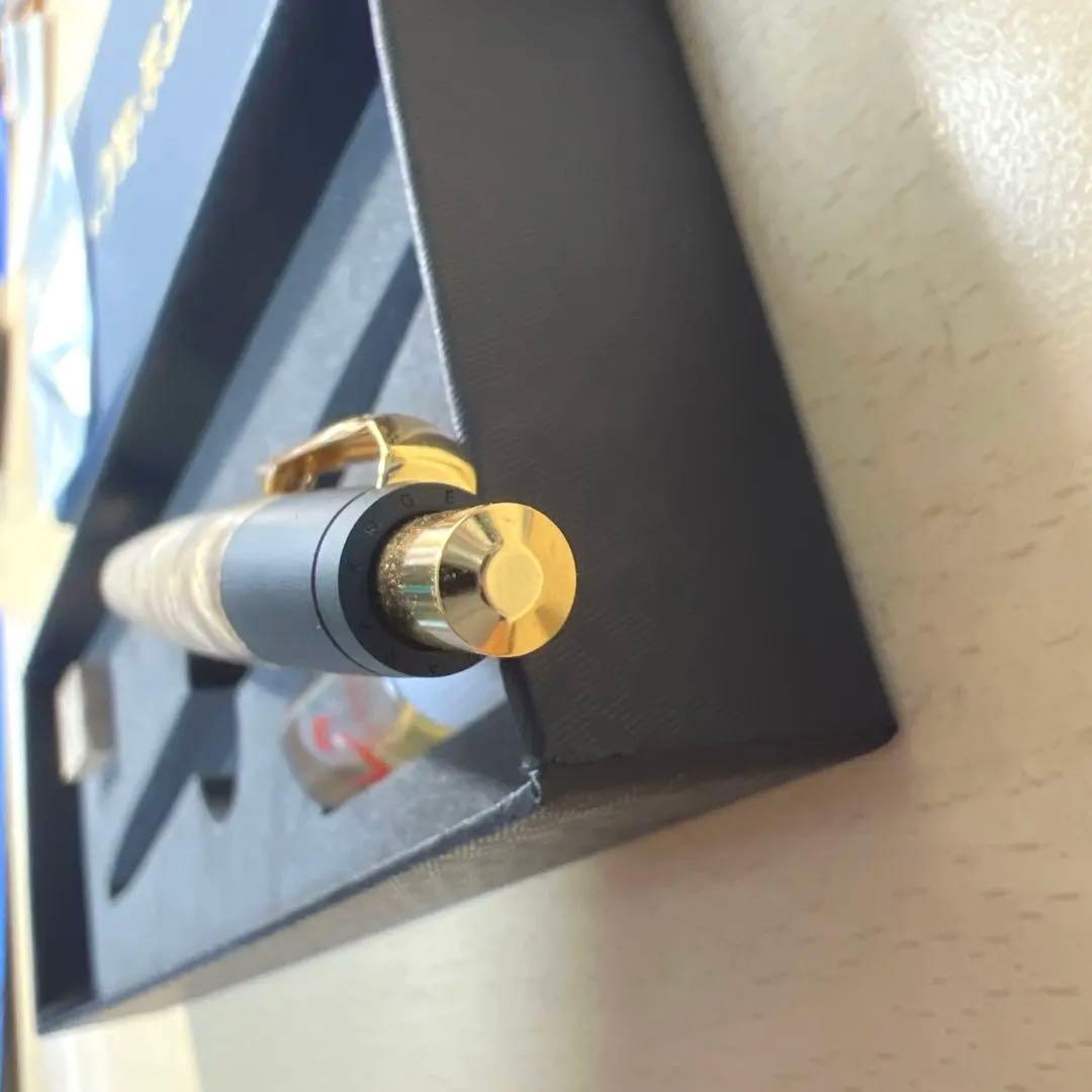 【ほぼ新品】野原工芸 新型マーブルウッド MP ゴールド 0.5mm シャーペン